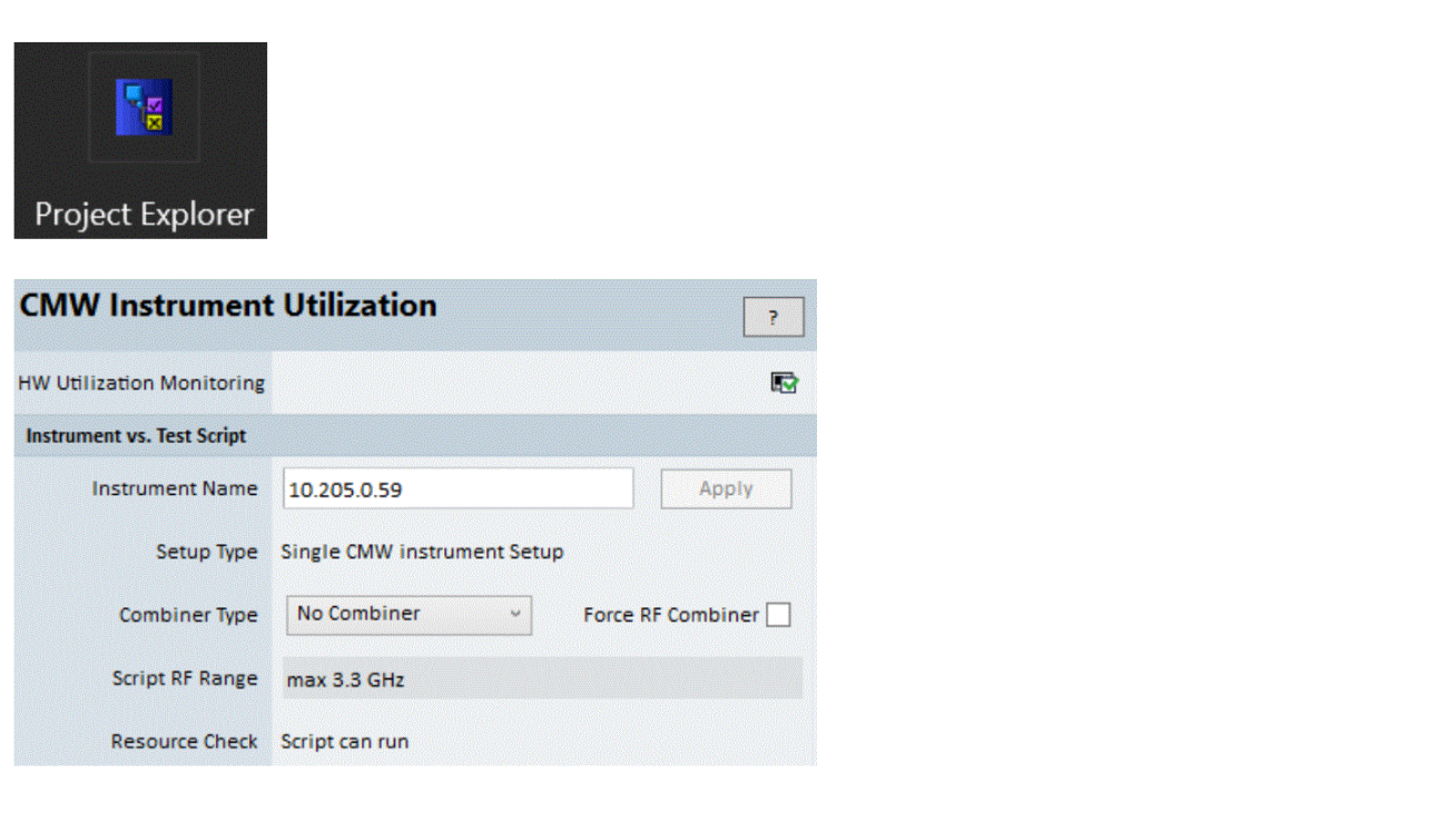 CMWcards application installed on an external PC can not communicate with the CMW500/290 mobile