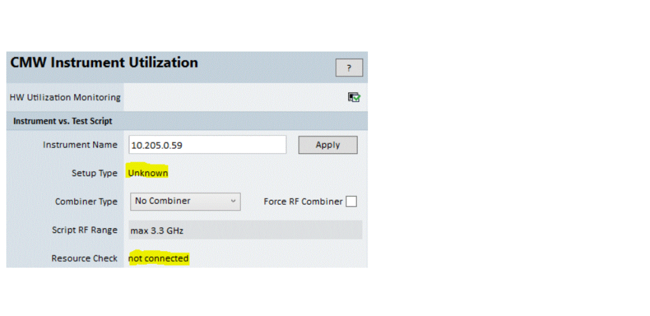 CMWcards application installed on an external PC can not communicate with the CMW500/290 mobile