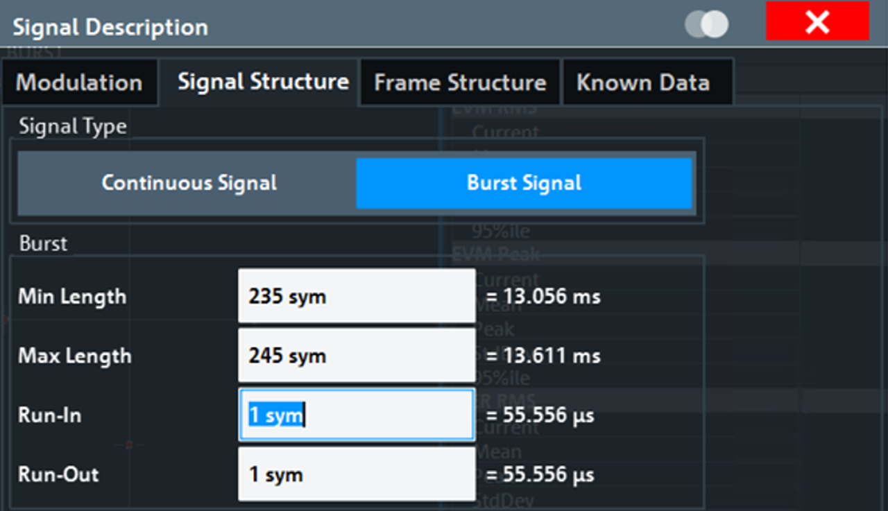 Signal description