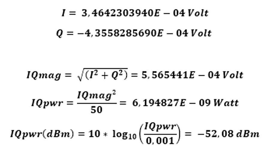 How to read IQ data from Spectrum Analyzer and convert to dBm values Rohde & Schwarz