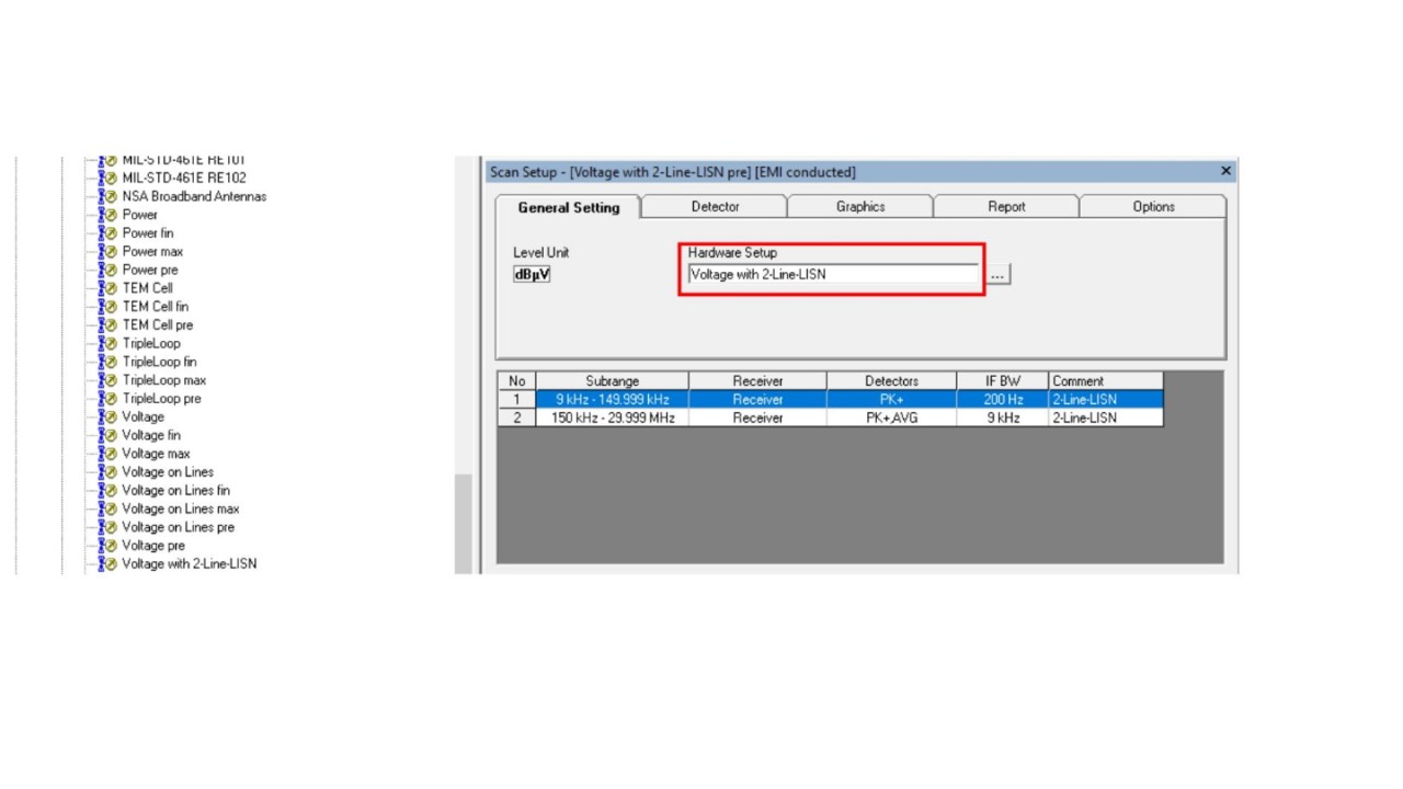 EMC32: Add attenuation table to Signal Path - screen 9