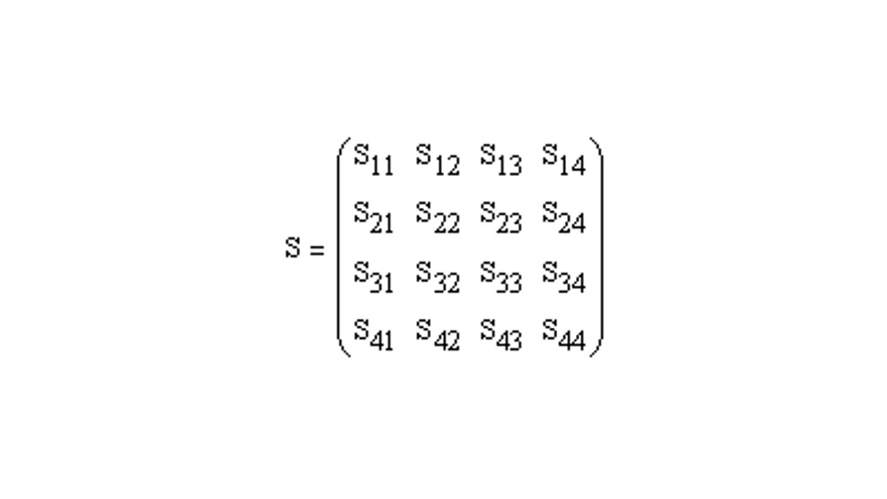 Calculate the mixed-mode S-parameter from an S4P file